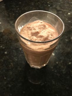 Chocolate Avocado Milk Shake
